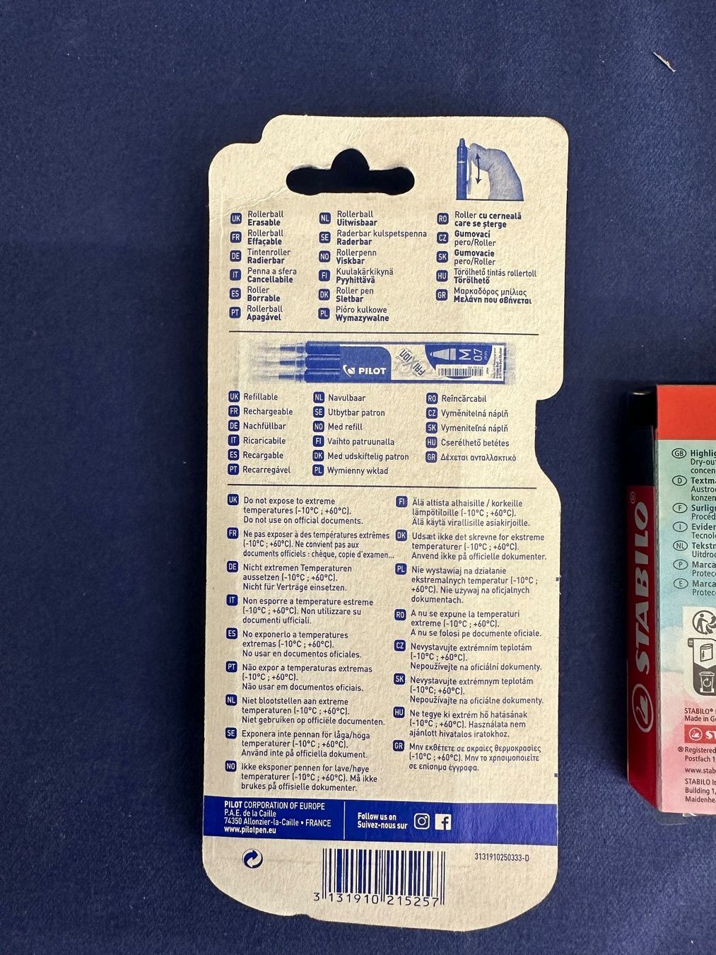 Stabilo Penna & Evidenziatori: Pilot Frixion Stifte und Stabilo Textmarker – Nuovo e nell'imballaggio originale da Liestal venduto da FuV01 3