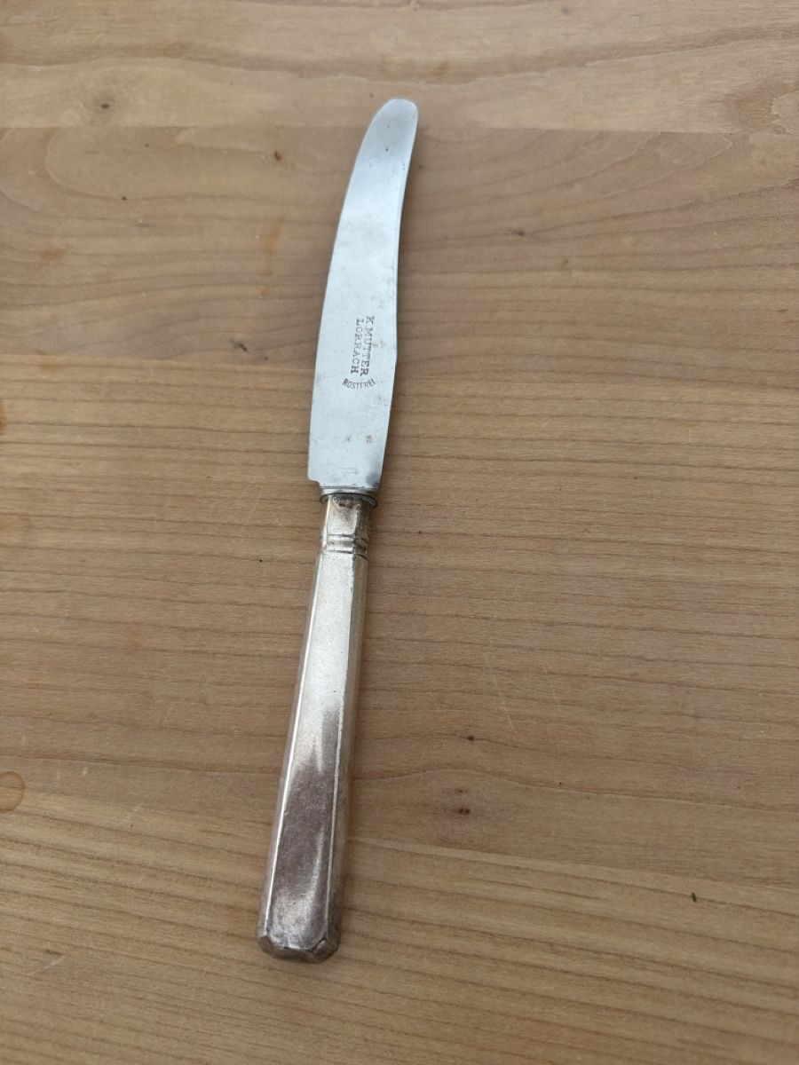 Posate: Antikes Messer Silber – Usato da Münchenstein venduto da mjaaxx 1