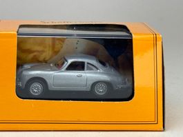 GB1-Schuco Porsche 356 silbern Schöfferhofer Werbemodell