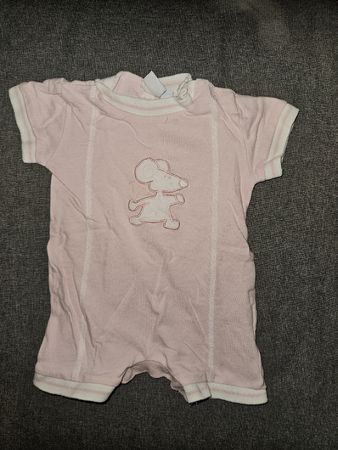 Sommer Baby Jojo Overall Gr. 62 Rosa mit Maus Motiv