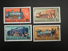 Hungary 1972 Old Trains gestempelt( D241)