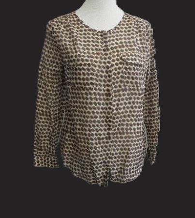 Gr. 36 / 38 LOFT leichte Bluse s. Masse 30% Seide hoher NP