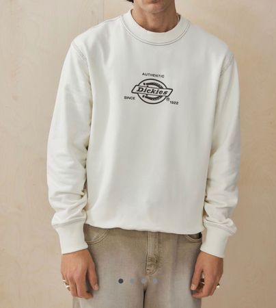 Sweatshirt Pulli Dickies Weiss Grösse L
