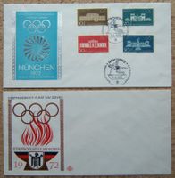 2 FDC MÜNCHEN OLYMPISCHE SPIELE 1972