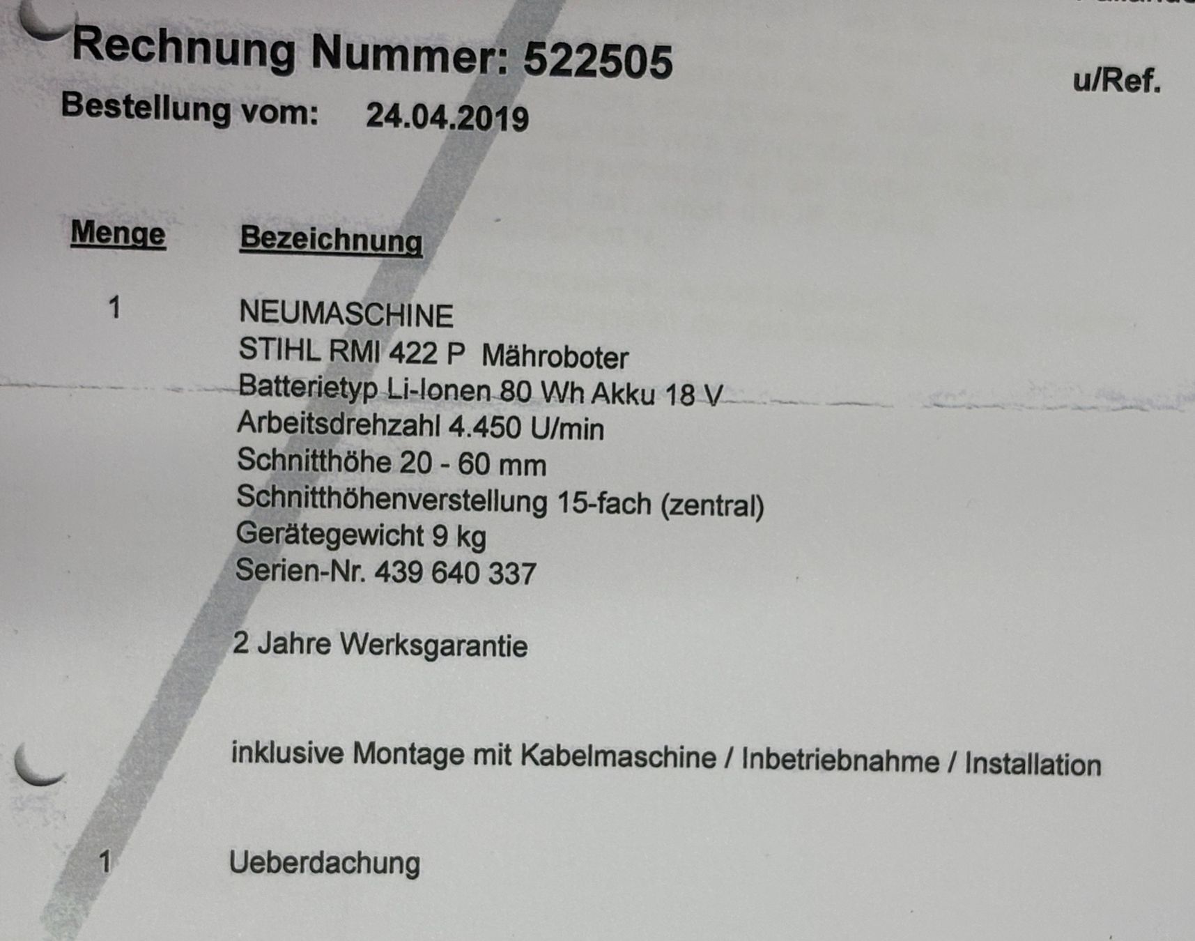 Stihl Tagliaerba: STIHL MähRoboter/ RMI 422P – Usato da Dübendorf venduto da nerino03 7