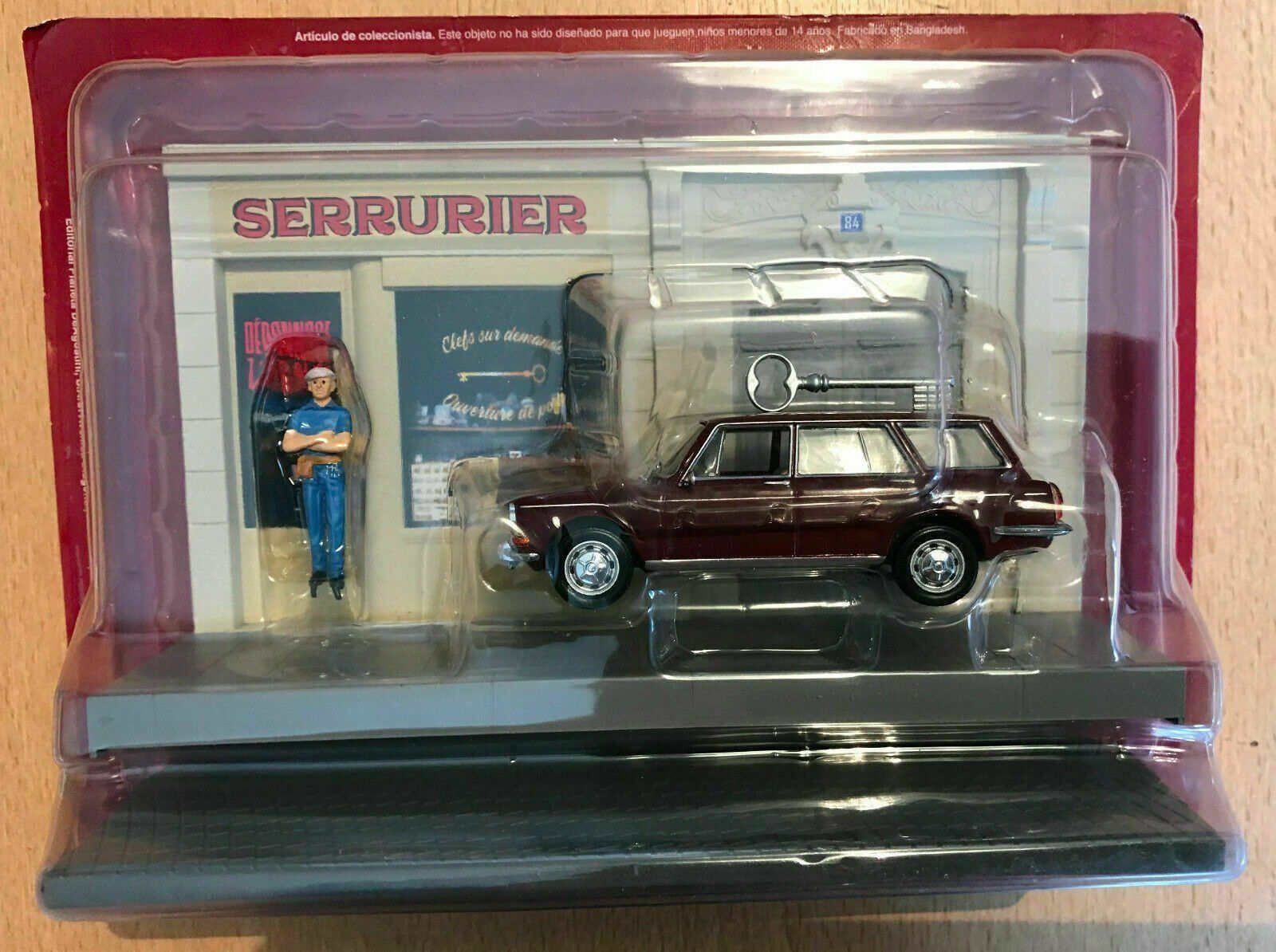 Simca Modellautos: Simca 1501 Special Break Phase III 1972-1976 dunkelrot – Neu und originalverpackt aus Gerlafingen von espero88 6