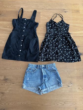Sommer Kleiderset 2x Kleid, 1x Jeans Shorts