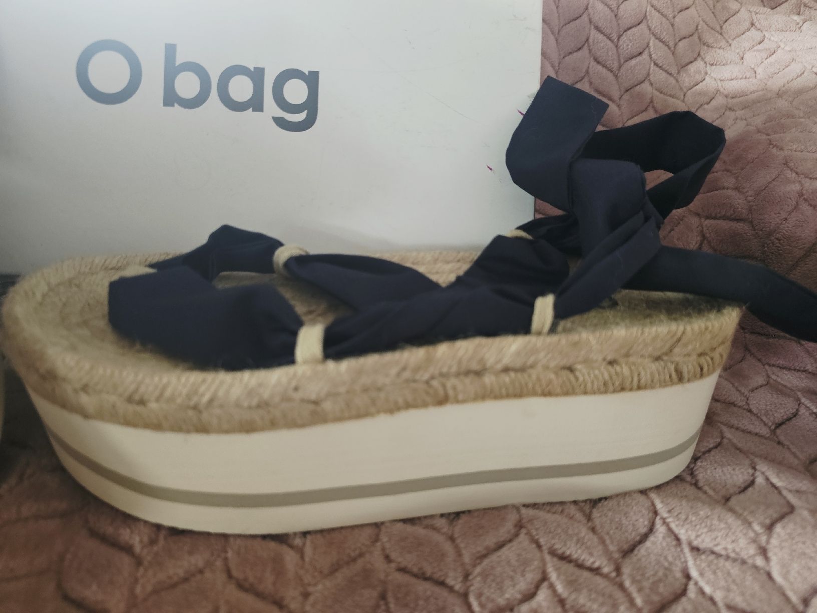 Obag Scarpe da donna: Neue Obag Plateau Sandalen Gr. 37 – Nuovo e nell'imballaggio originale da Lachen SZ venduto da 19pat83 2