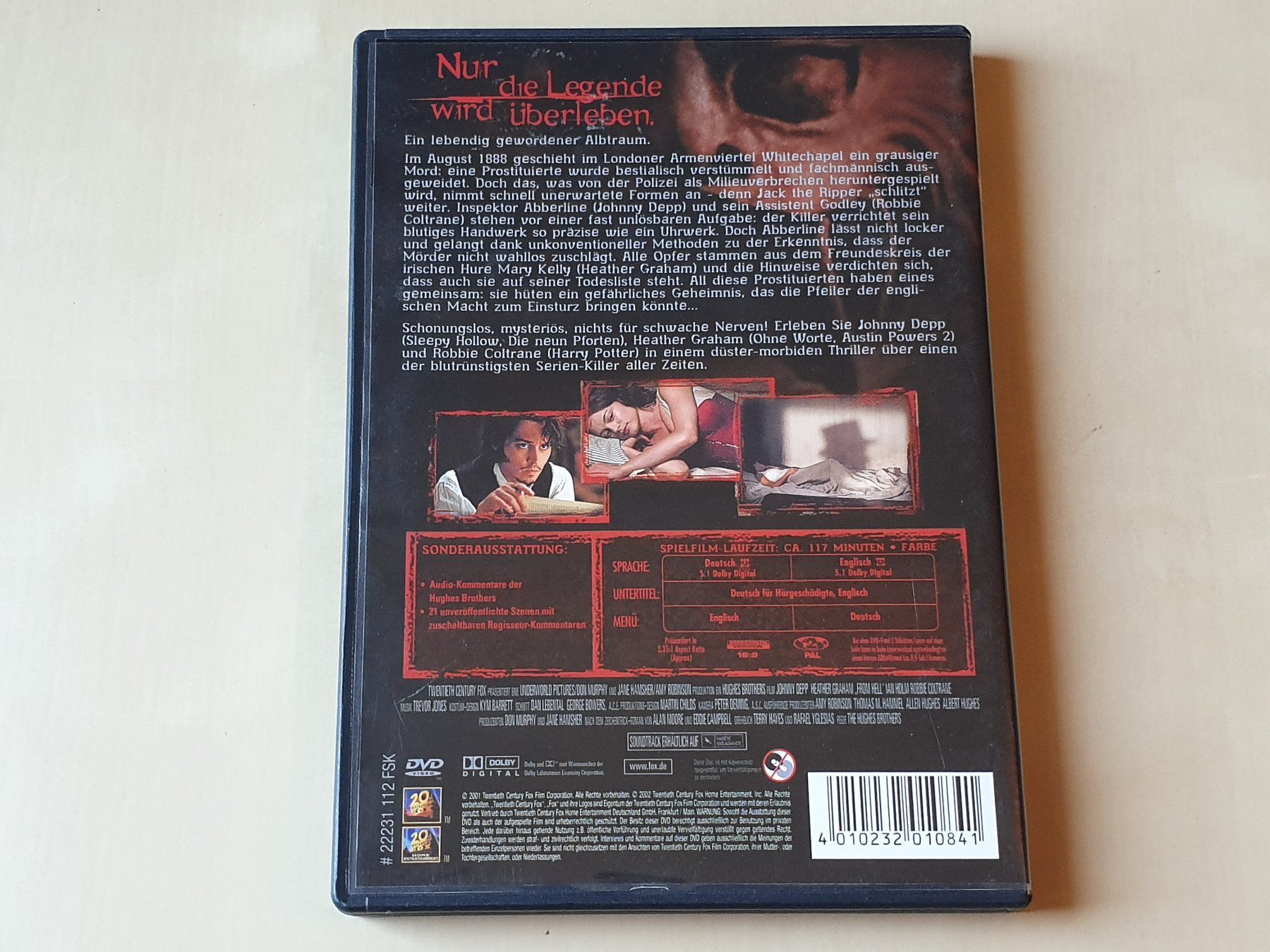Tous les DVDs: From Hell – D'occasion à Stansstad par collectorsshop 1