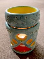 Duft Lampe Keramik Windlicht Teelicht Kerzen Aromalampe