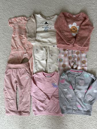 Set für Mädchen, diverse Teile, Grösse 86-92
