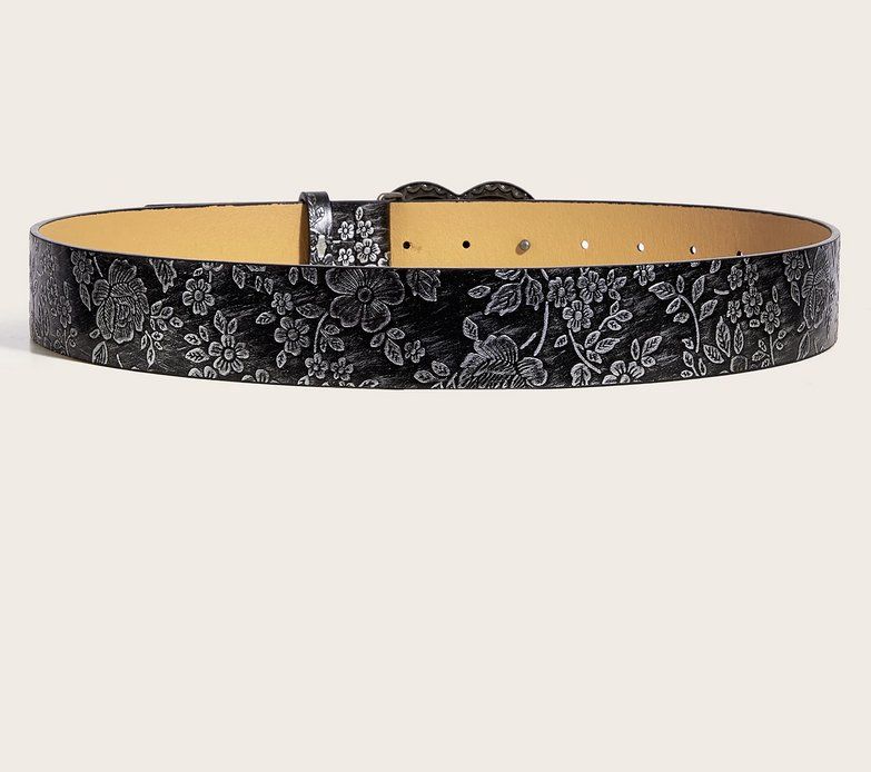 Cinture: Gürtel PU-Leder mit Herz-Schnallenmuster – Nuovo e nell'imballaggio originale da Lausanne venduto da FASHION-WORLD-SHOP 2