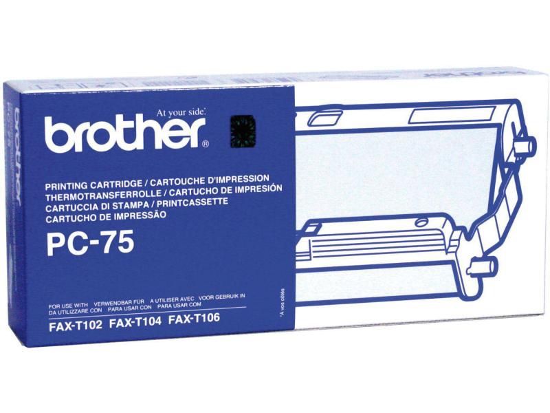 Brother Apparecchi Fax: Brother Toner PC-75 noir – Nuovo e nell'imballaggio originale da Cossonay-Ville venduto da inf_2fds