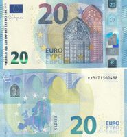 20 Euro  RR  Lüxemburg R028 unc