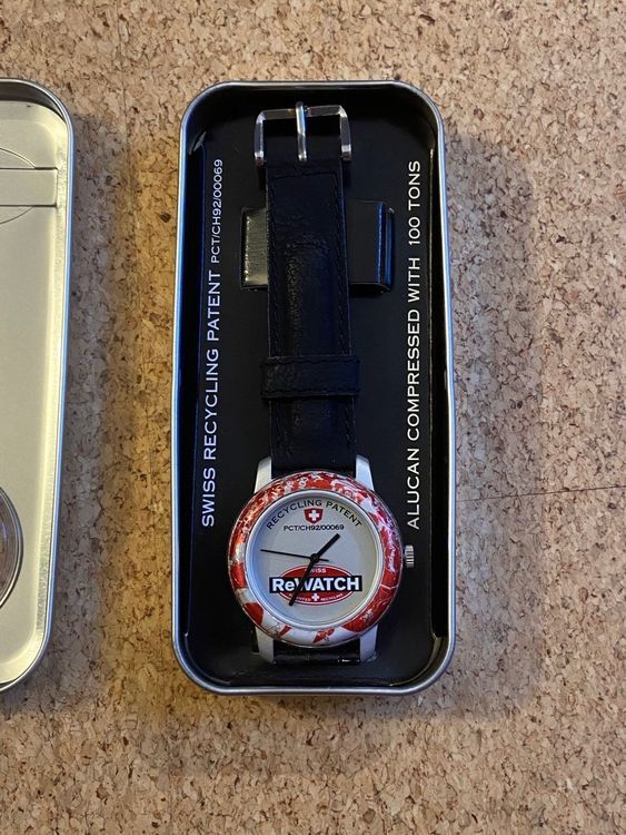 Vintage ReWATCH SWISS PATENTED RECYCLING (Neu und originalverpackt) in ...