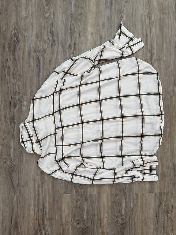 C&A Camicette: Camicia bianca a quadri da donna C&A – Usato da Caslano venduto da Dr.Bread 1
