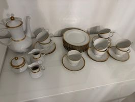 Tee Geschirr-Set mit Goldrand für 9 Personen,Bavaria Anabell