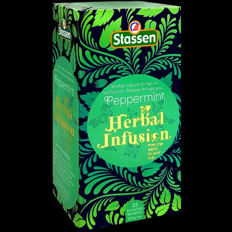 Cibi & Specialità: Stassen - Peppermint Herbal Infusion Tea - Gastro-Teebeutel – Nuovo e nell'imballaggio originale da Gampelen venduto da Geschenkxy
