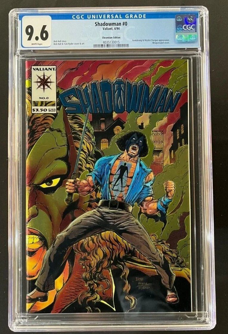Fumetti: CGC 9.6 Shadowman #0 Wraparound Cover – Usato da Zofingen venduto da gerrymovie93