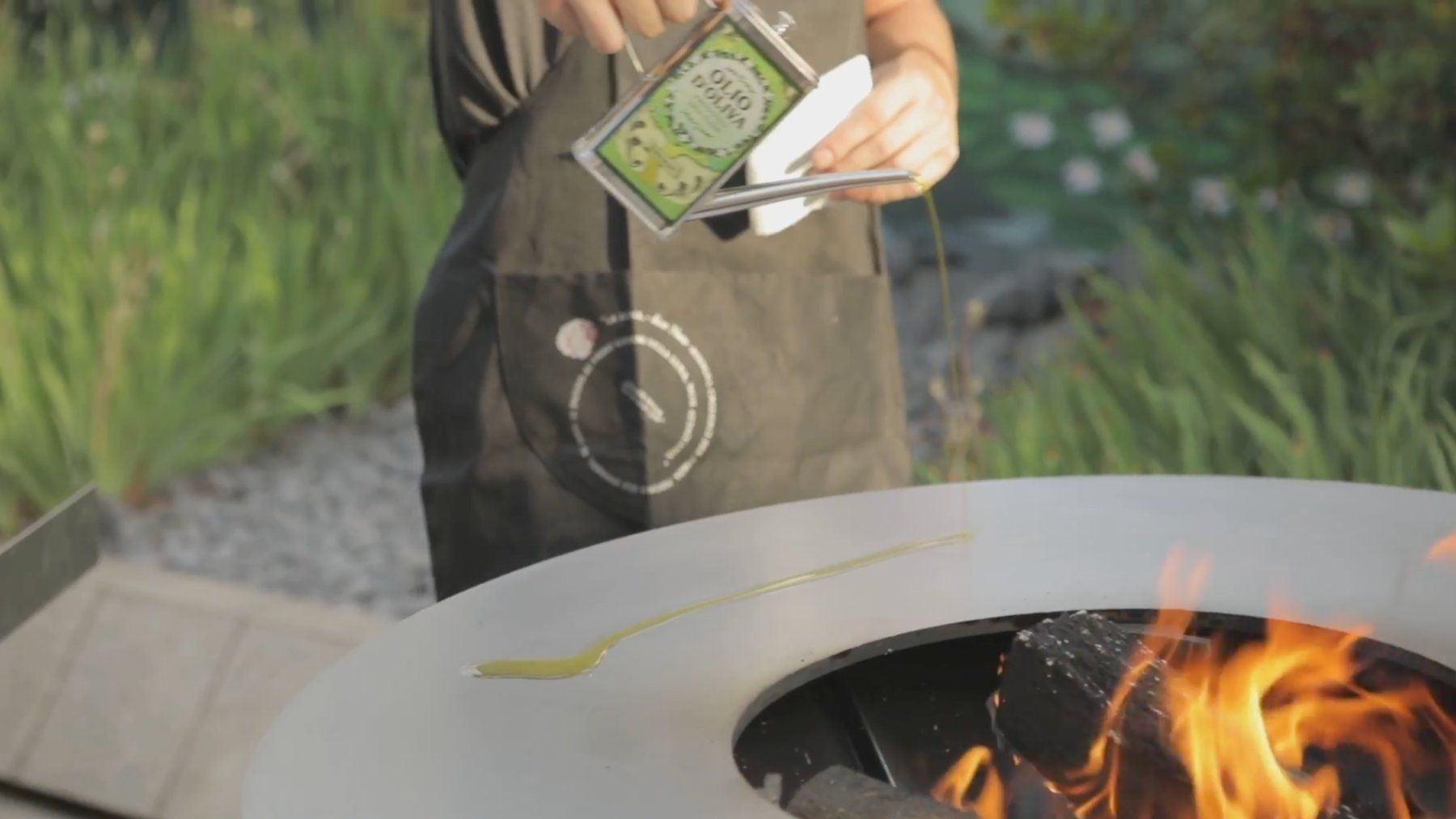 Bracieri: Feuerschale mit Kochplatte - Grillplatte - Corten/Schwarz – Nuovo e nell'imballaggio originale da Nottwil venduto da apa_gr27 6