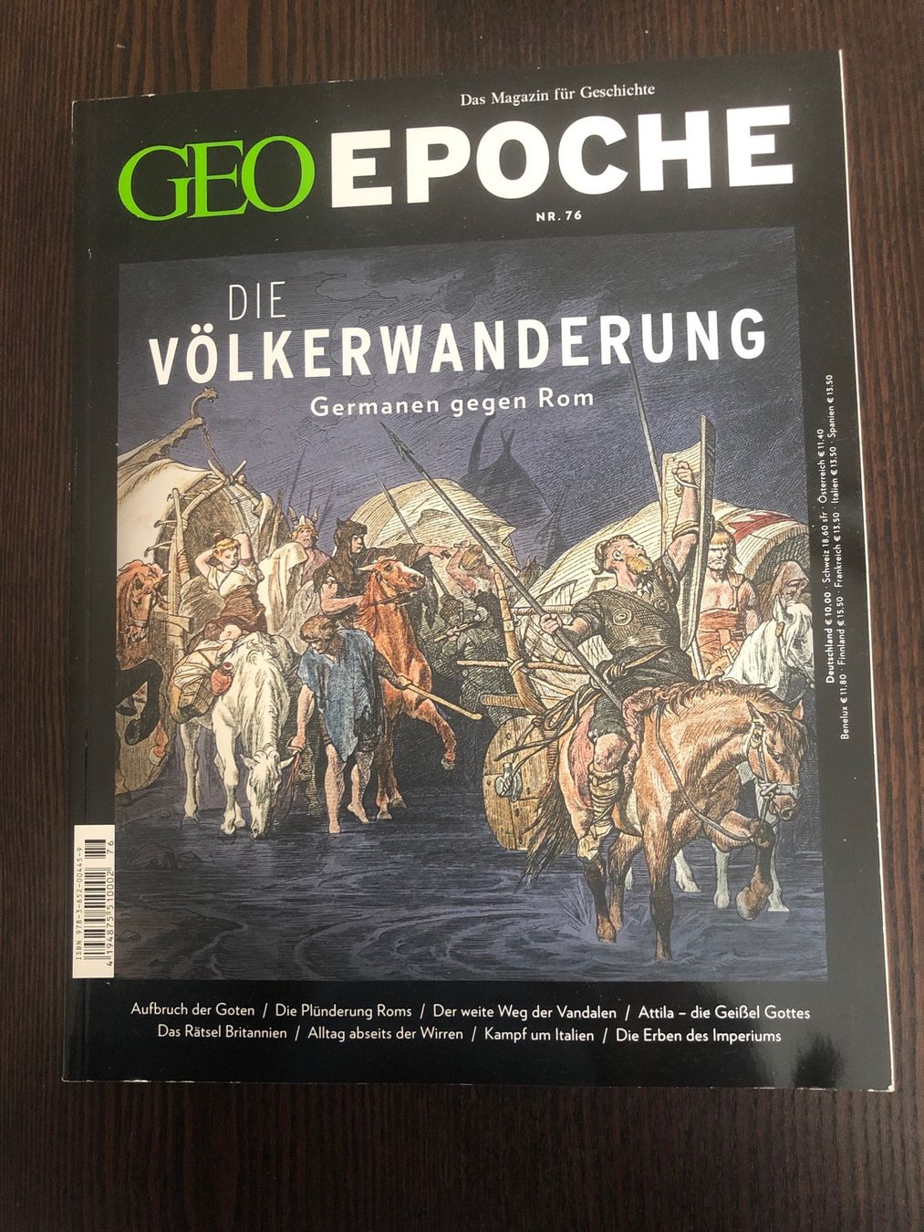 Riviste & Magazine: Geo Epoche Die Völkerwanderung – Usato da Erlinsbach SO venduto da Silverstorm