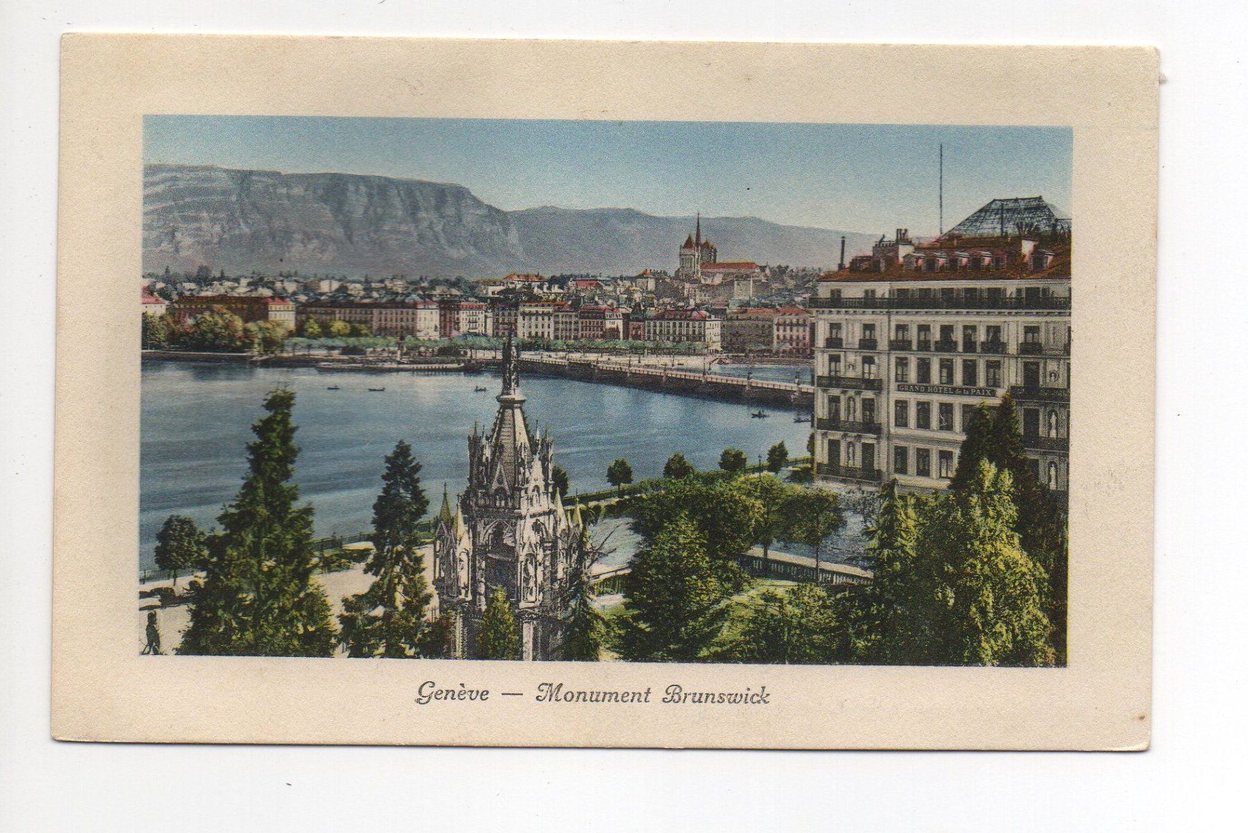 Cartoline postali: GENÈVE - Monument Brunswick – Nuovo (secondo la descrizione) da Jona venduto da philajona