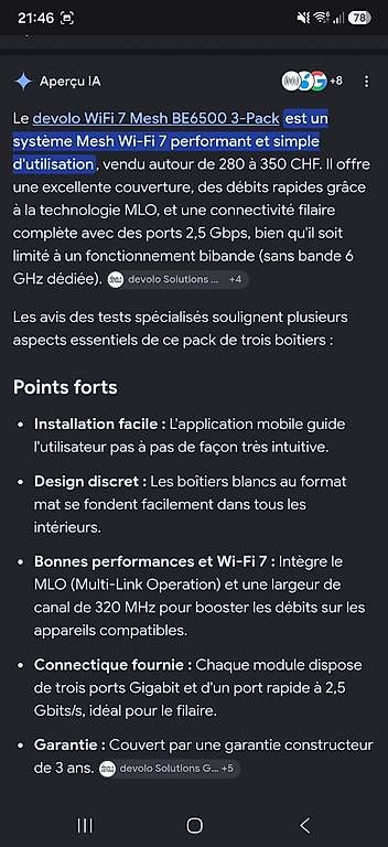 Devolo Modems & Routeurs: Devolo WiFi 7 Mesh BE6500 Double Bande Pack 3 – Neuf avec emballage d'origine à Champagne par mar_yp55 3