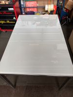 Glastisch von Ikea (weisses Glas)