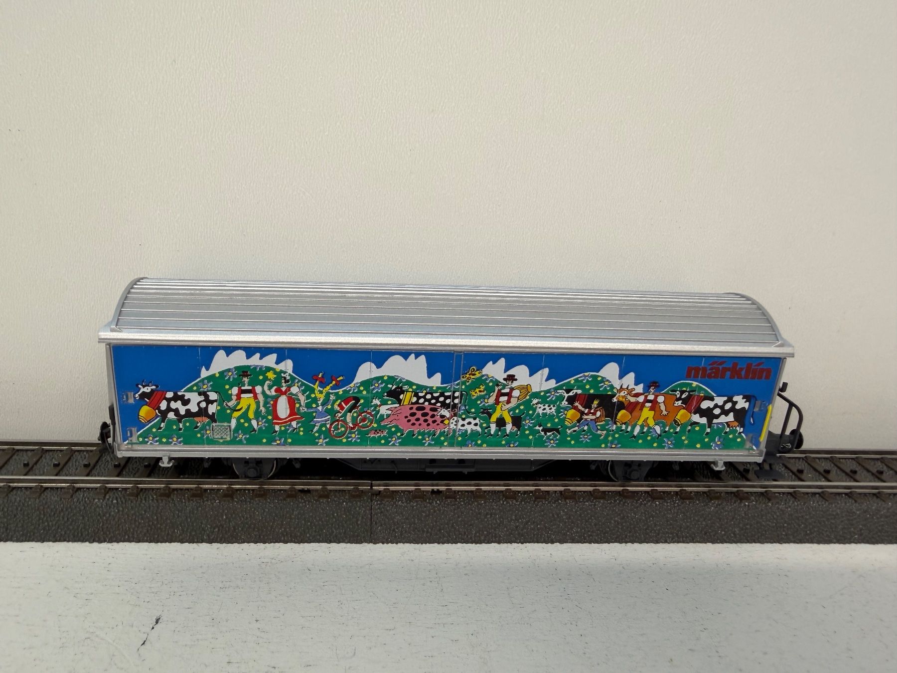 Märklin Modelleisenbahnen: Märklin 84735,11 Hbis Güterwagen Schiebeandwagen – Gebraucht aus Büsserach von ModellbahnDepot 2