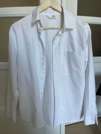 Chemise H&M blanche taille 12-13 ans coton