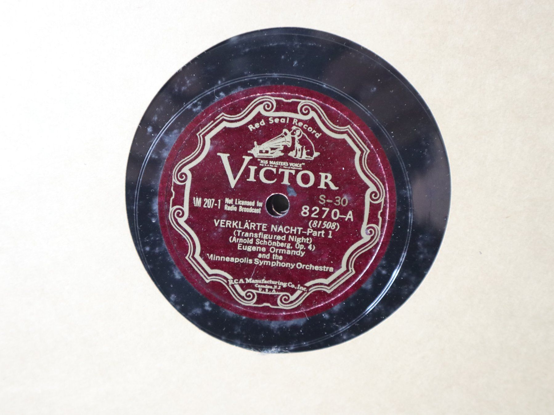Vinyles: 4 x Schellack Eugene Ormandy Minneapolis Verklärte Nacht – D'occasion à Eschenbach SG par Astalavista 2