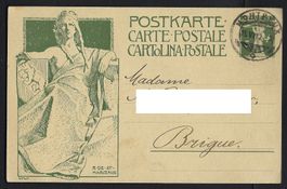 Inauguration du monument commemoratif - gelaufen 1910