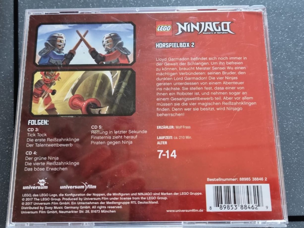 Audiolibri: Lego Ninjago 17 Folgen – Usato da Kleinlützel venduto da sam_9wyn 3