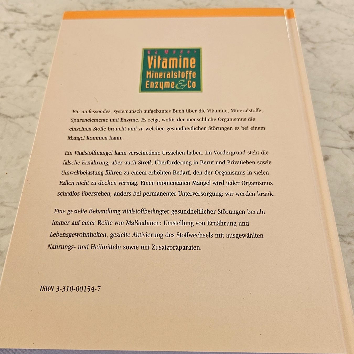 Libri: Vitamine Mineralstoffe Enzyme& Co – Nuovo (secondo la descrizione) da Uster venduto da Sonnenblume212 1