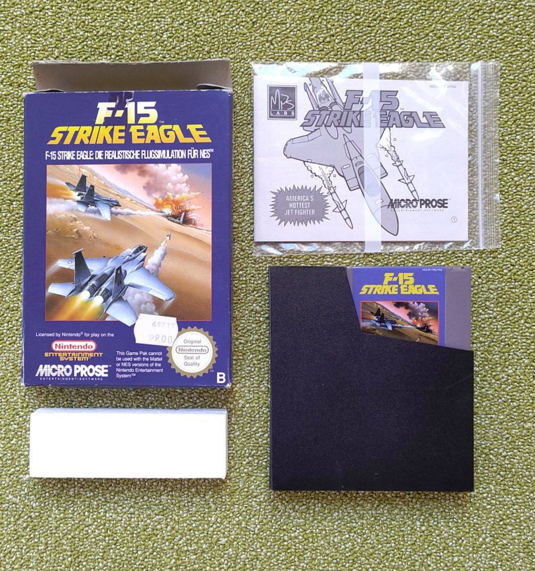Nintendo Spiele: F-15 Strike Eagle NES - Deutsche Version – Gebraucht aus Birwinken von GTOrg 4