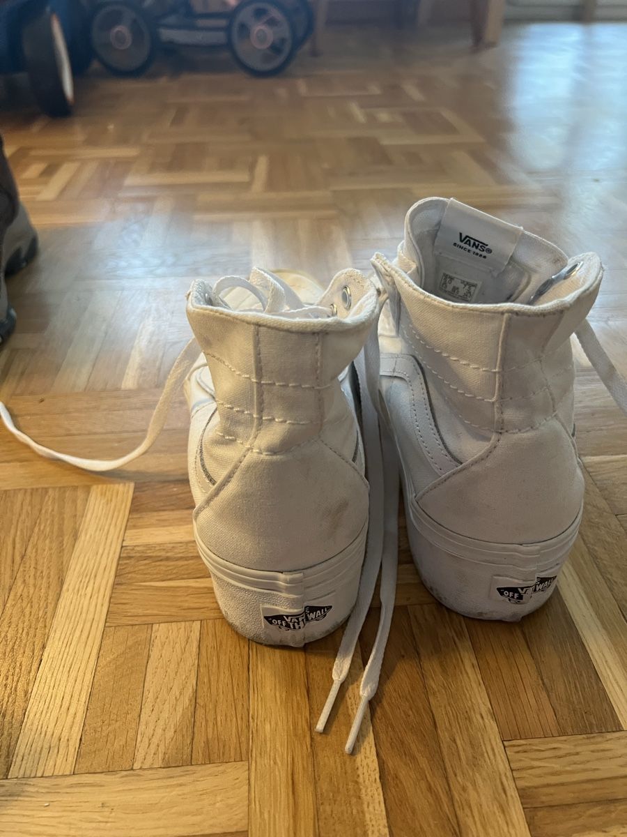 Vans Scarpe da uomo: VANS WHITE HIGH-TOP SNEAKERS – Usato da Dielsdorf venduto da zur_l8bs 2