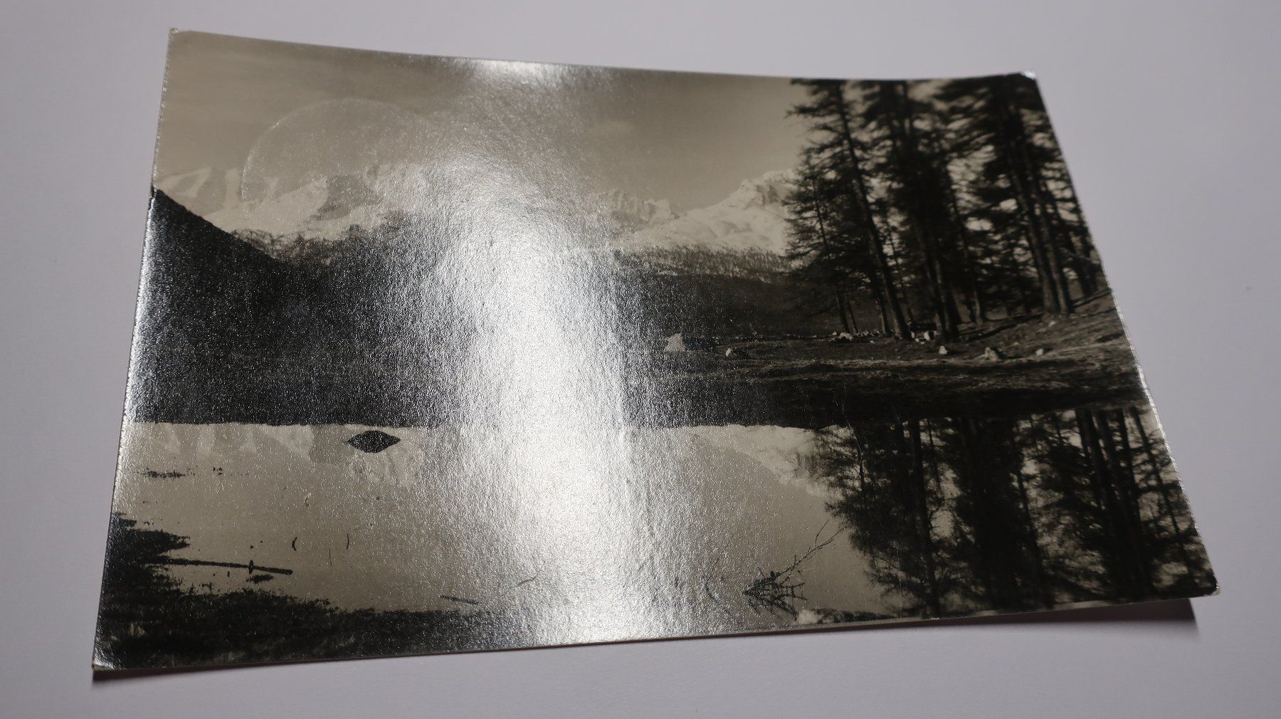 Cartoline postali: Blick auf Berninagruppe  1949 – Usato da Cormoret venduto da Pascalll2001 1