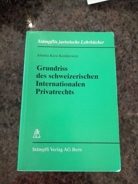 Grundriss Internationales Privatrecht | Kaufen Auf Ricardo