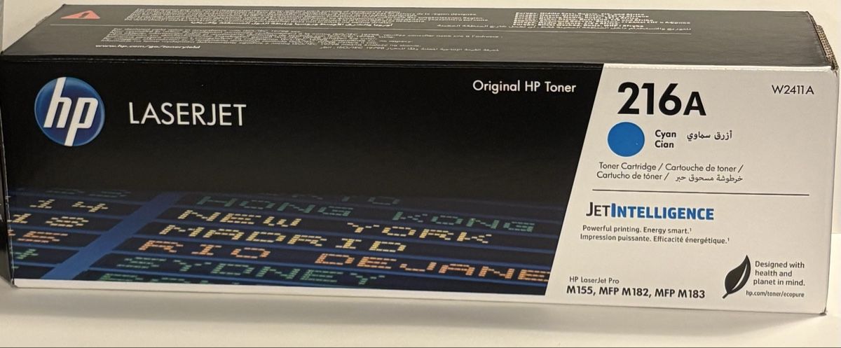 HP Toner 216A Cyan W2411A für LaserJet Pro neu in OVP (Neu (gemäss ...