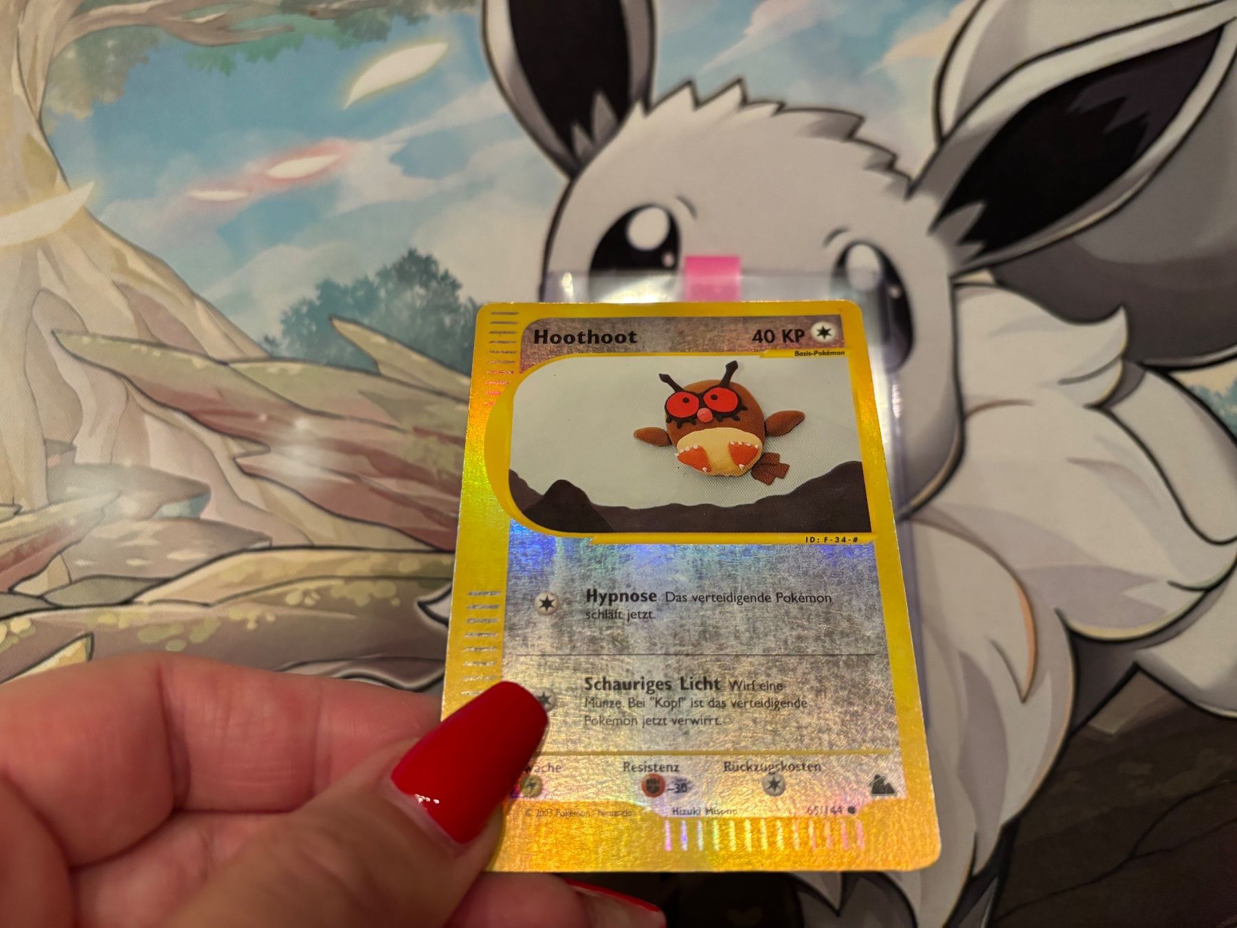 Pokémon Sammelbilder & Trading cards: 2003 POKEMON Hoothoot Reverse Holo Skyridge 65 – Gebraucht aus Wilen (Sarnen) von Seeungeheuer 2