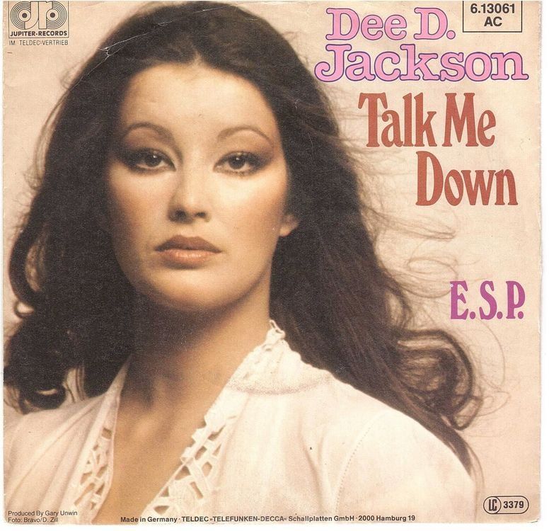 Dischi in vinile: Dee D. Jackson  --  Talk me Down  Single7 – Usato da Oberwil (Dägerlen) venduto da thespecials