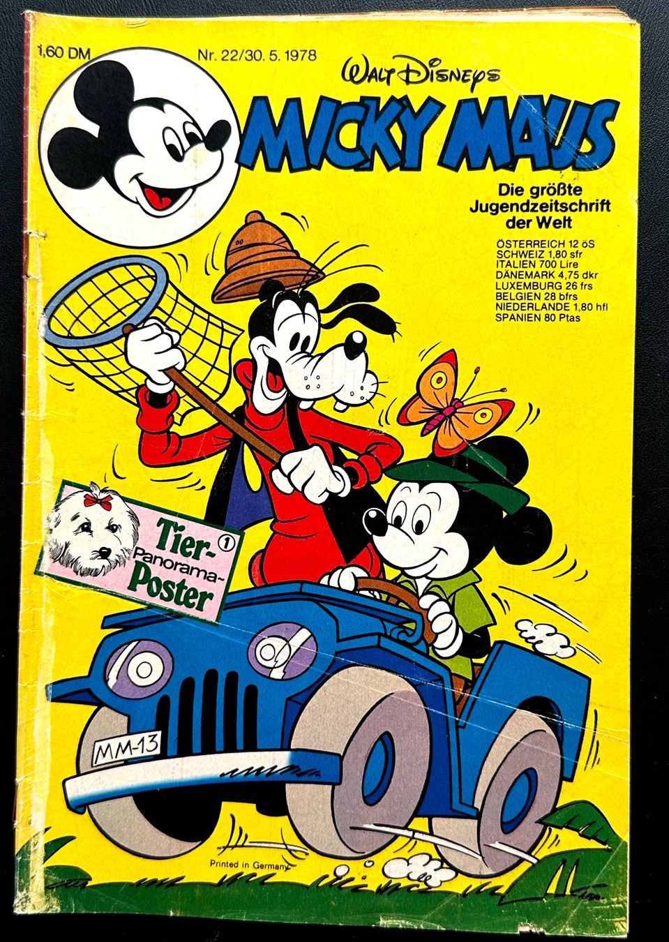 BD: Mickey Maus Nr. 22  30.5.1978 – D'occasion à Seltisberg par quadartswiss
