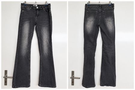 Jeans Damen Bootcut Grau Grösse S