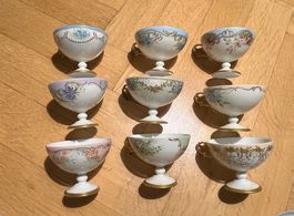36 Teile Limoges Handgemalt Porzellan Teeset ab 1890
