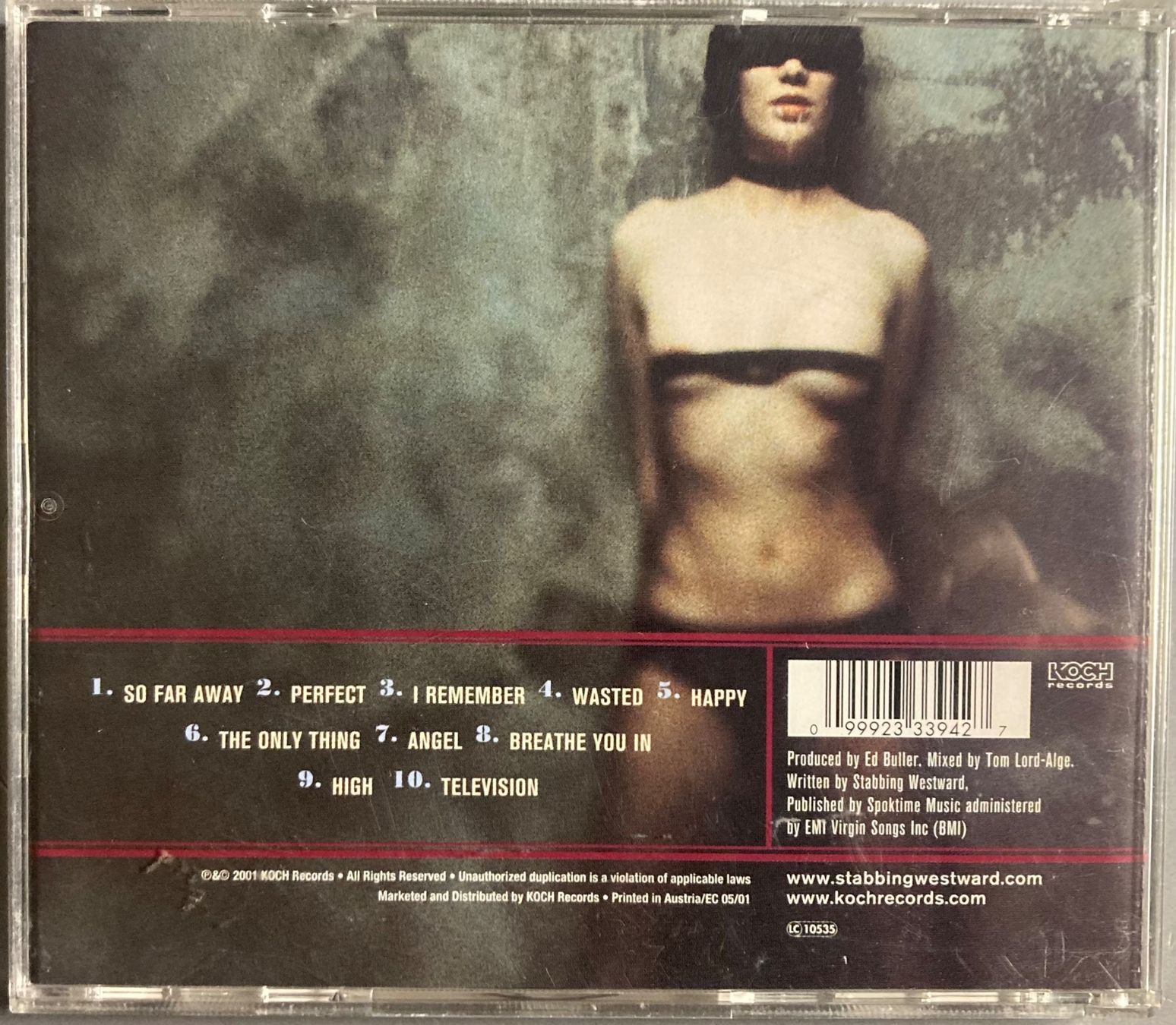 CD: STABBING WESTWARD - STABBING WESTWARD – Usato da Poliez-Pittet venduto da Newtown-Records 1