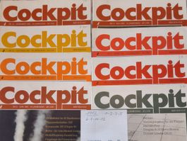 COCKPIT Luftfahrt Magazin, einzelne Hefte,  vollständig 1982