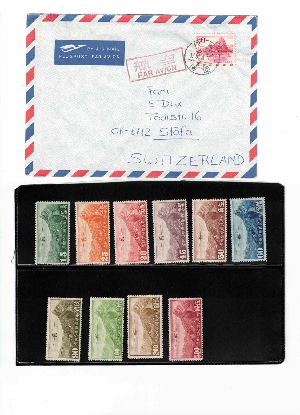 Tous les timbres: Briefmarken CHINA – D'occasion à Bibern SH par Heinibuehrer