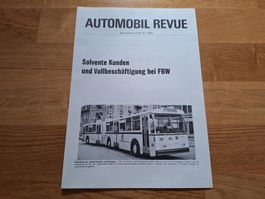 FBW Separatdruck 1975 der AUTOMOBIL REVUE