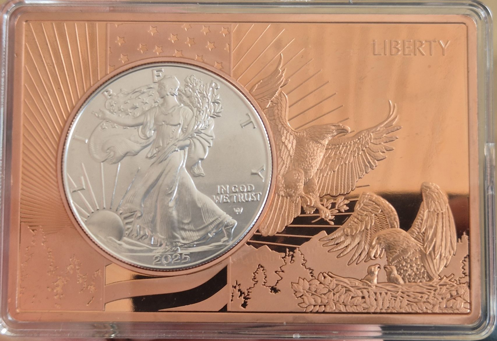 Alle Münzen: Silber Münzbarren Bald Eagle/ Walking Liberty 4 Oz – Neu (gemäss Beschreibung) aus Grenchen von Grenchen_Coins 1