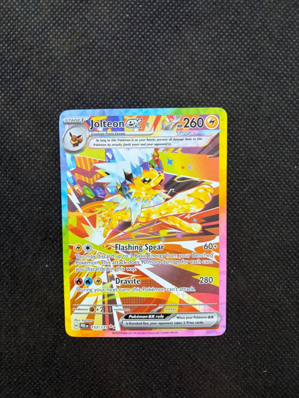 Pokémon Carte collezionabili: Jolteon EX 153/131 | Prismatic Evolutions | EN – Nuovo (secondo la descrizione) da Küsnacht ZH venduto da Martyn2932 2